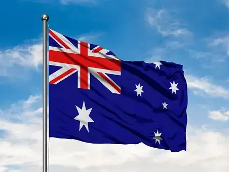 Australia flag, this will lead you to page where you get Australia bank holidays details 